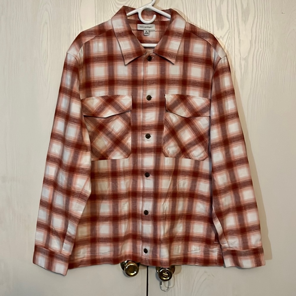 Mens Free Assembly L/S Flannel Shirt